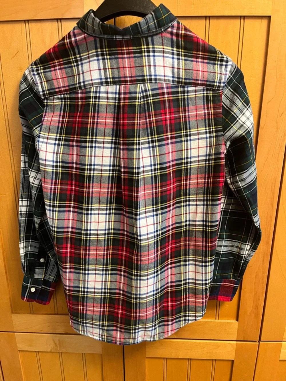 Boys Ralph Lauren Multi-Color Plaid Tartan Long Sleeve Flannel Button-Down Shirt